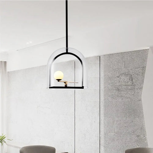 suspension oiseau minimaliste géométrique design créatif et moderne - vue 2 sur 9