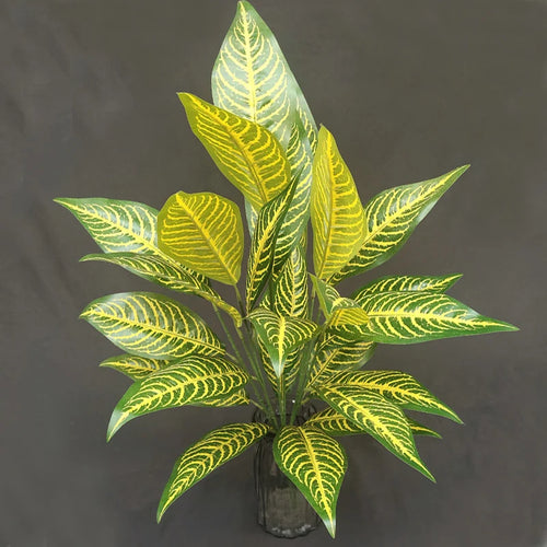 branches de palmier artificielles tropicales décoratives en plastique - vue 7 sur 13