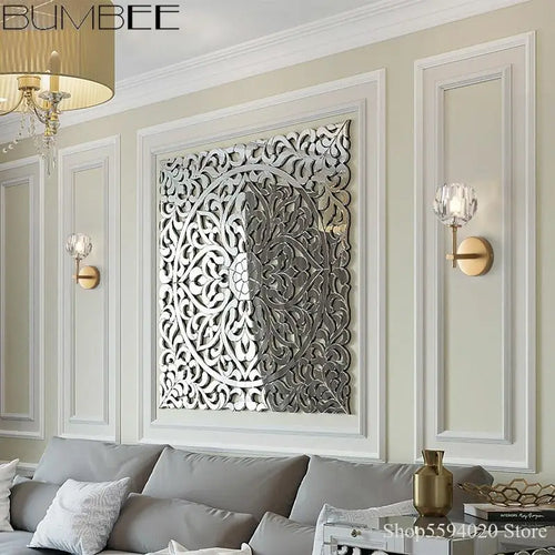 applique murale en cristal postmoderne pour décoration intérieure élégante - vue 2 sur 10