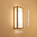 applique murale led en bambou naturel pour hôtel créative