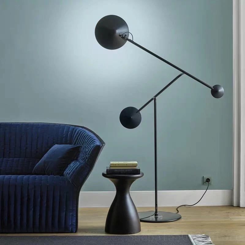 Lampadaire design simple de styliste moderne - vue 8 sur 7