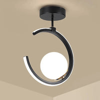 Suspension LED lumière moderne simple
