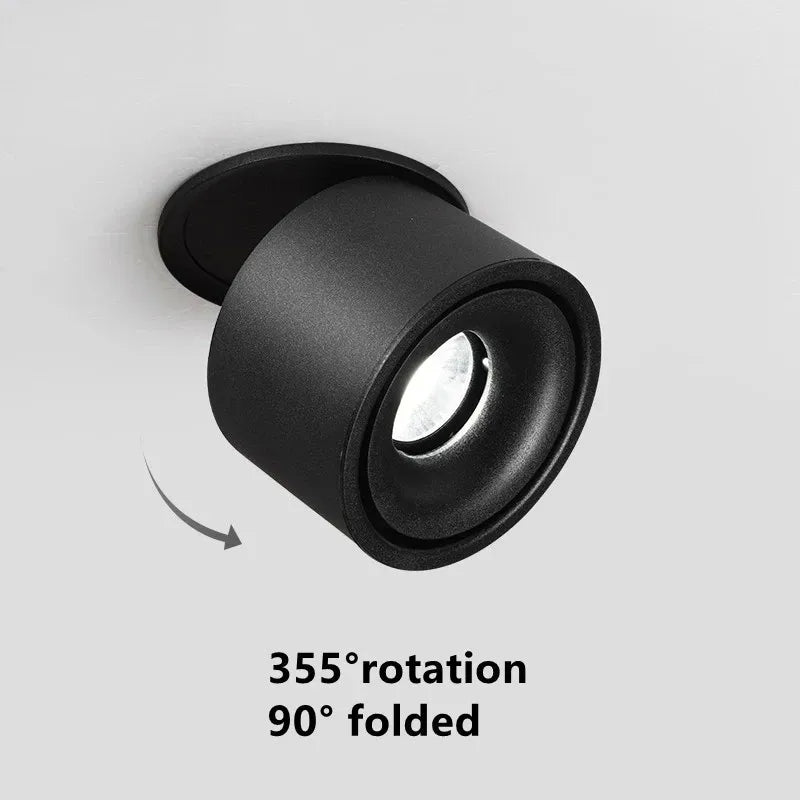 Spot lumineux Led encastrable et rotatif avec technologie Cob