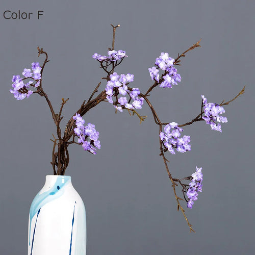 branche de fleurs artificielles de cerisier pour décoration automnale - vue 13 sur 17