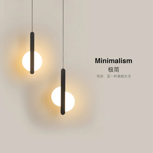 lampe de chevet nordique suspension design moderne minimaliste