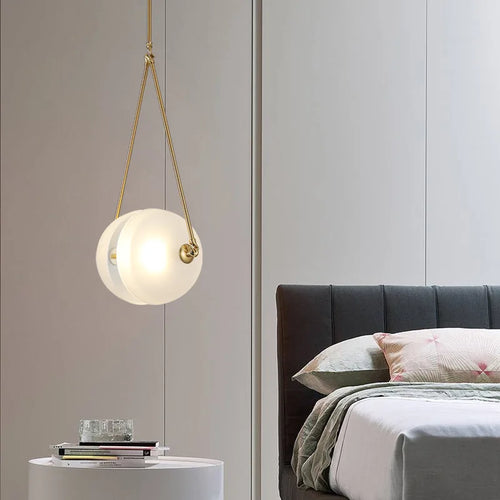 suspension nordique en verre pour décoration de loft et restaurant - vue 4 sur 7