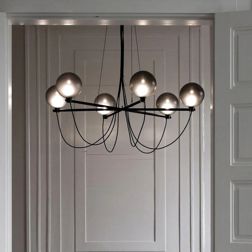 lustre en verre style nordique pour intérieur moderne et élégant - vue 2 sur 5