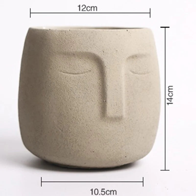 moule en silicone pour pot de fleurs design créatif