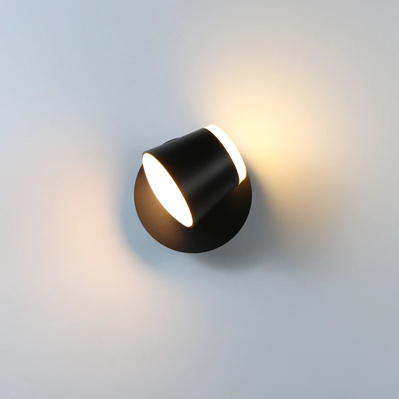 applique murale led réglable 360° - vue 5 sur 12