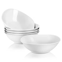 ensemble 6 bols porcelaine elisa 17 cm uni