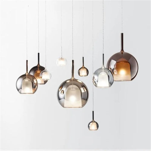 Suspension design moderne nordique en verre design penta glo - vue 5 sur 14