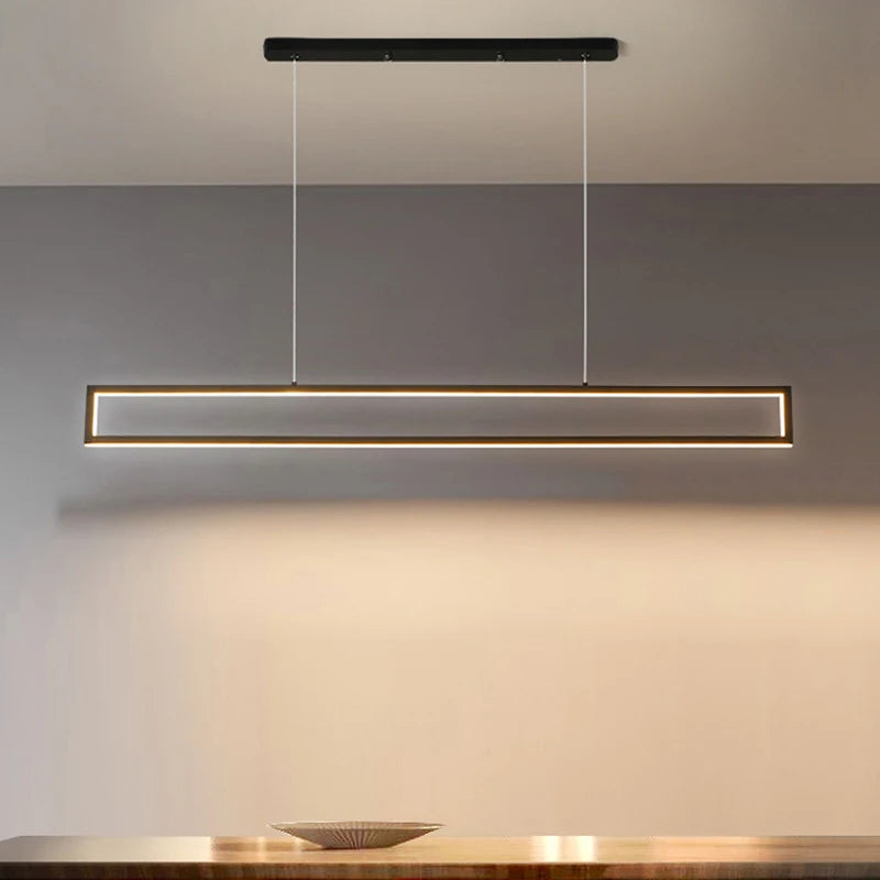 suspension led modernes rectangle pour intérieur