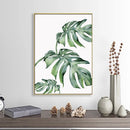 plante tropicale nordique art mural décoration moderne