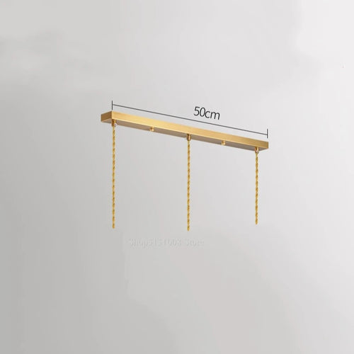 suspension LED en verre design moderne simpliste - vue 12 sur 12