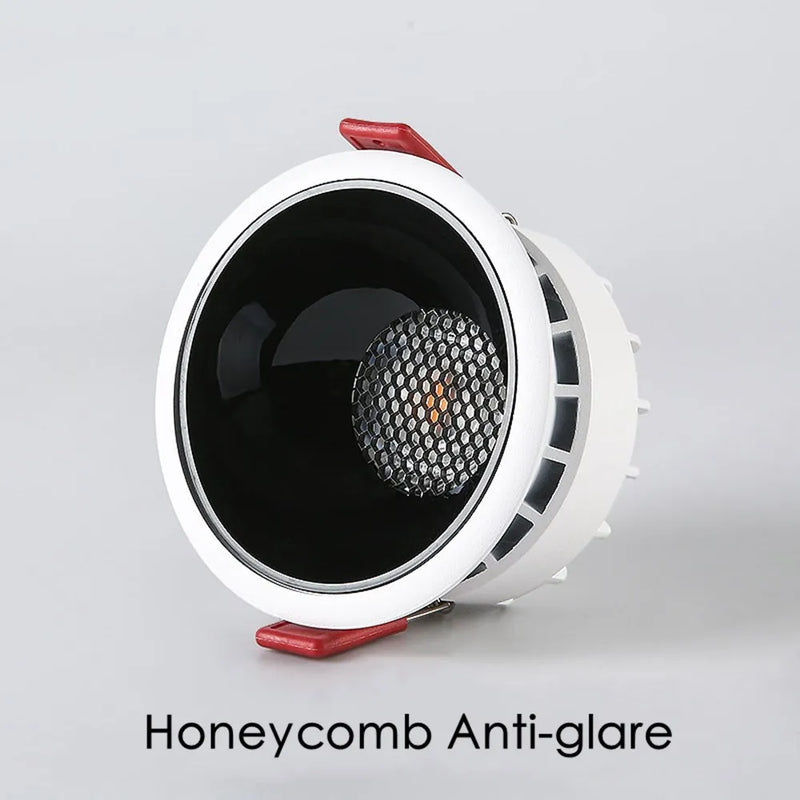 spot led encastrable plafond nid d'abeille sans éblouissement