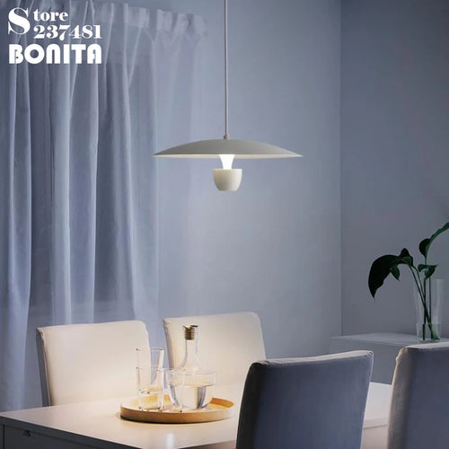 suspension moderne à led en aluminium design nordique - vue 3 sur 7