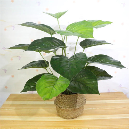 plantes artificielles tropicales monstera pour décoration intérieure - vue 6 sur 9