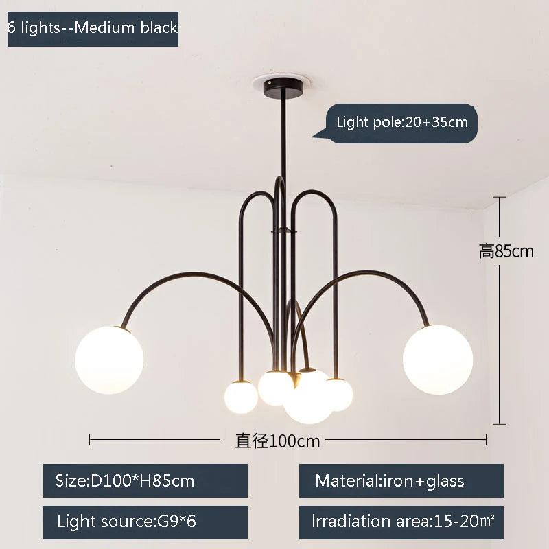 suspension moderne design postmoderne pour intérieur élégant - vue 14 sur 21