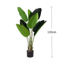 plantes tropicales arbre artificiel en pot décoration intérieure et extérieure