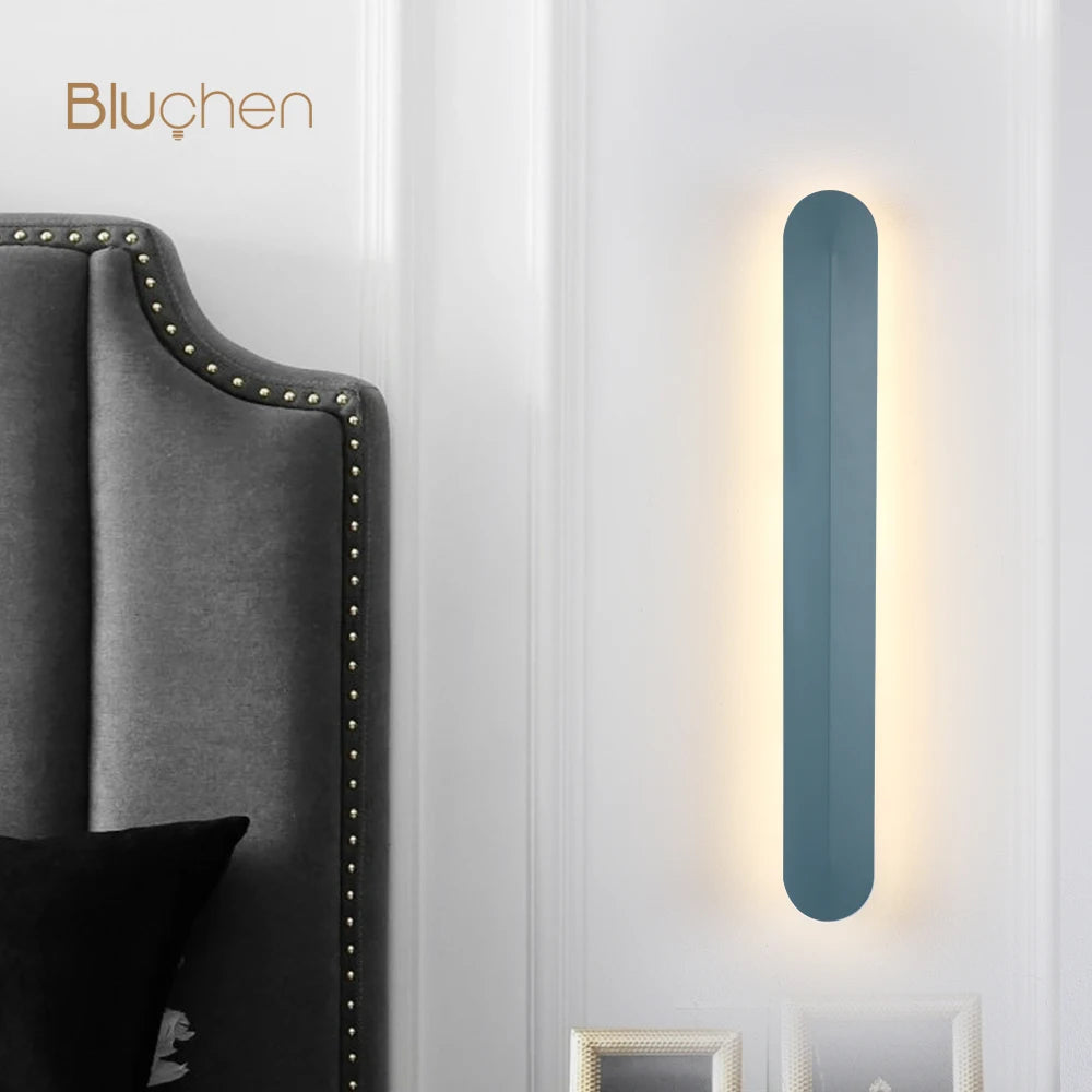 applique murale moderne en fer design nordique à LED - vue 5 sur 9