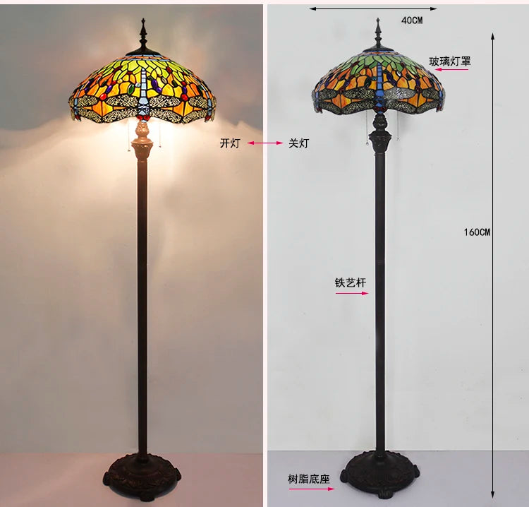 Lampadaire Antique Vintage 160 cm