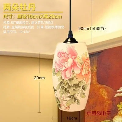 Suspension chinoise en céramique - vue 29 sur 30
