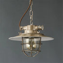 suspension LED industrielle rétro en fer et verre antidéflagrant vintage