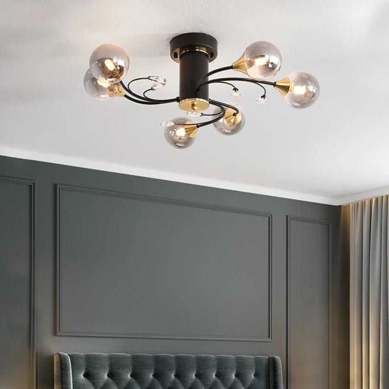 lustre led moderne pour villa office café bar nouvelle maison - vue 4 sur 14