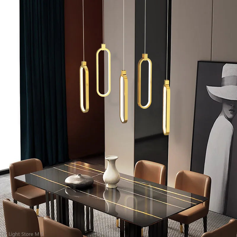 suspension LED design nordique moderne pour intérieur - vue 4 sur 10