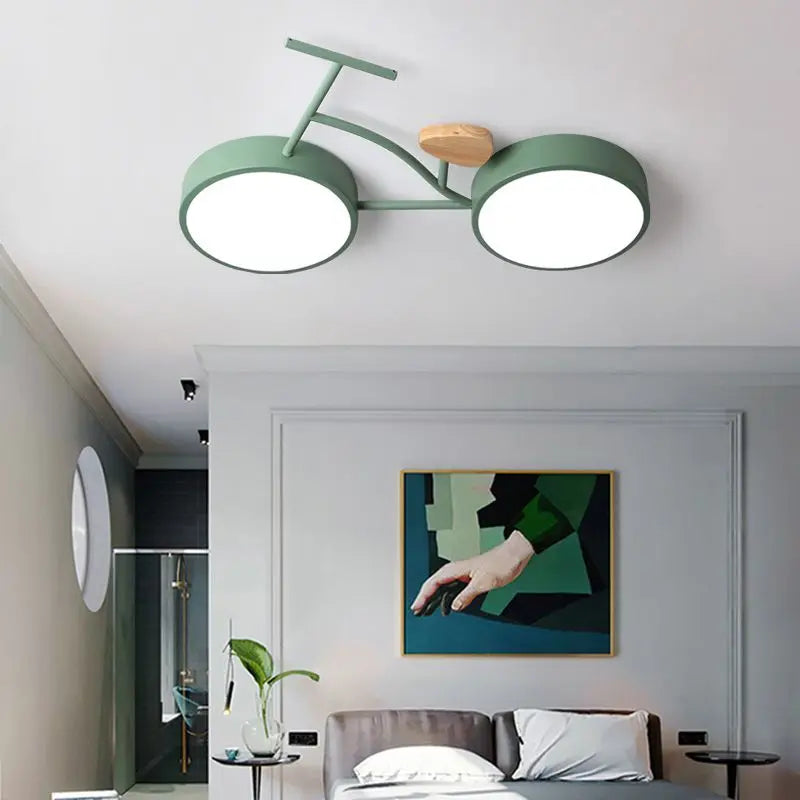 plafonnier led moderne au design nordique monté en surface
