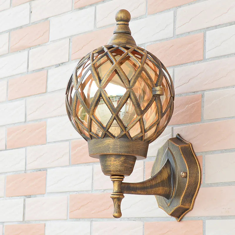 applique extérieure rétro pour jardin et balcon étanche - vue 3 sur 8