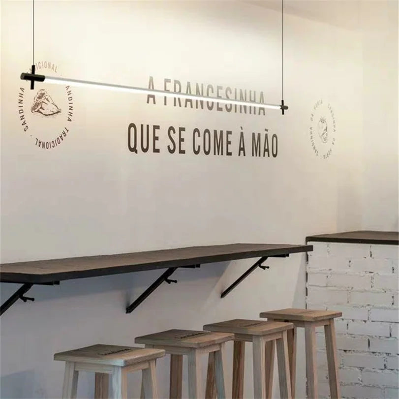 lampes suspendues led minimalistes pour table à manger - vue 3 sur 7