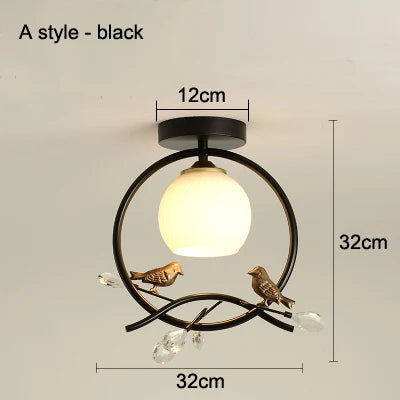 plafonnier moderne à leds pour hall d'entrée et balcon - vue 16 sur 20