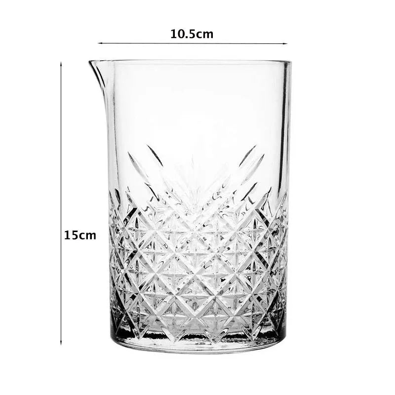 Verre cocktail relief clouté 700 ml style vintage - vue 6 sur 7