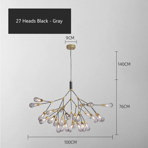 lustre luciole design post-moderne pour intérieur élégant et créatif - vue 16 sur 23