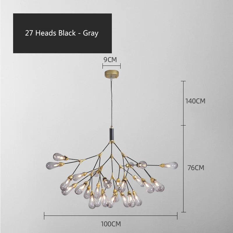 lustre luciole design post-moderne pour intérieur élégant et créatif - vue 15 sur 23