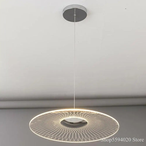 lustre led moderne en acrylique pour éclairage intérieur - vue 2 sur 11