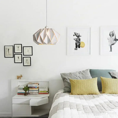 lustre moderne en fer design nordique pour intérieur élégant - vue 2 sur 9
