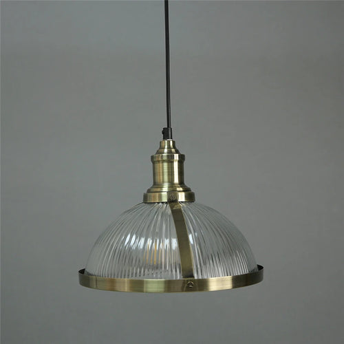 suspension rétro industrielle en verre pour intérieur moderne - vue 6 sur 7