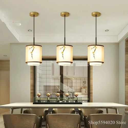 suspension zen en cuivre pour décoration intérieure moderne - vue 6 sur 12