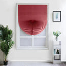 Store plisse occultant adhesif style zebre fenetre chambre