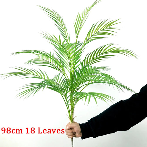 lot de 2 grandes plantes artificielles palmier tropical pour décoration intérieure - vue 10 sur 14