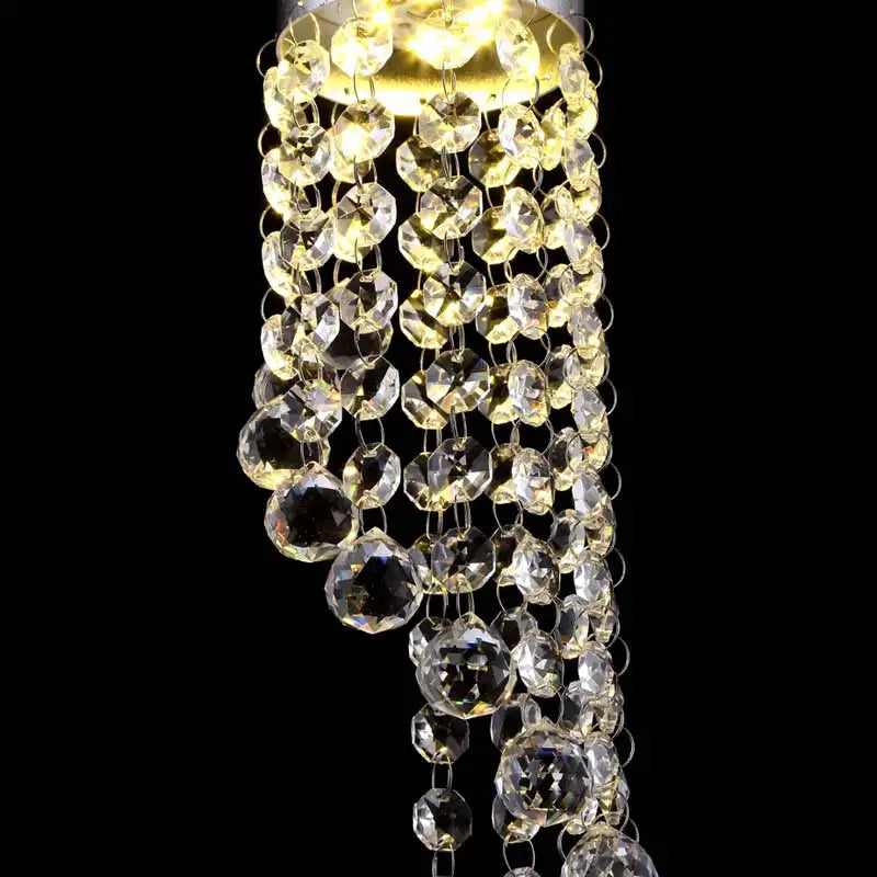 suspension moderne en cristal pour éclairage intérieur décoratif - vue 5 sur 6