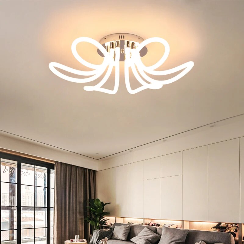 Lustre LED nordique moderne