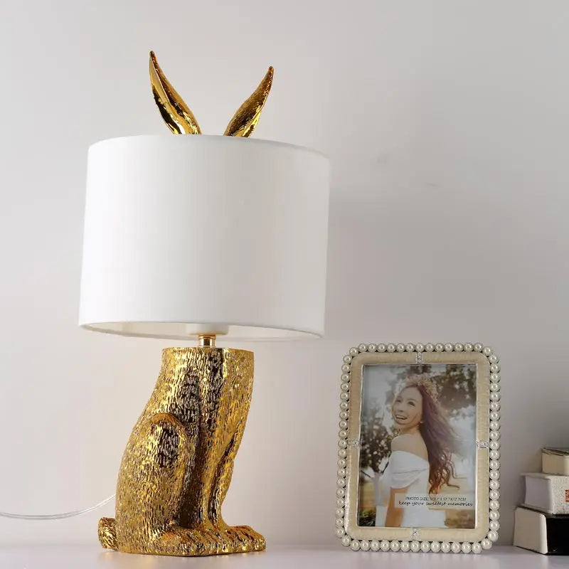 lampe à poser moderne en forme de lapin pour éclairage intérieur - vue 3 sur 8