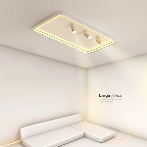 Plafonnier moderne à LEDs lumières pour salon chambre intérieur rond carré Rectangle monté en Surface éclairage - vue 2 sur 16