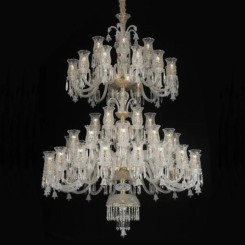 lustre en cristal européen pour décoration moderne et élégante - vue 4 sur 25
