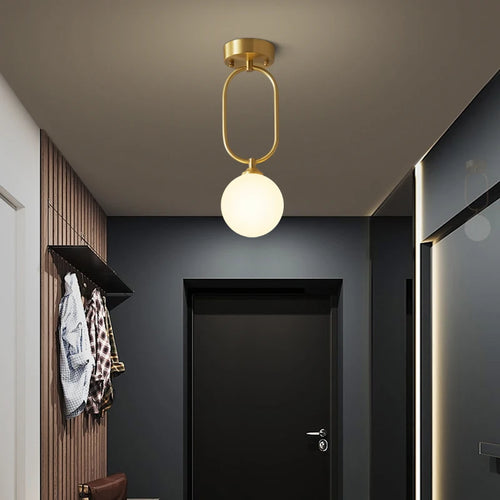 applique murale moderne en cuivre pour décoration intérieure élégante - vue 2 sur 9