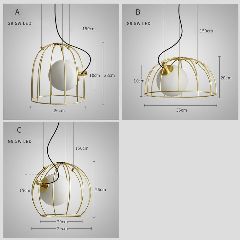 Suspension design avec abat-jour métallique ajouré Ohio