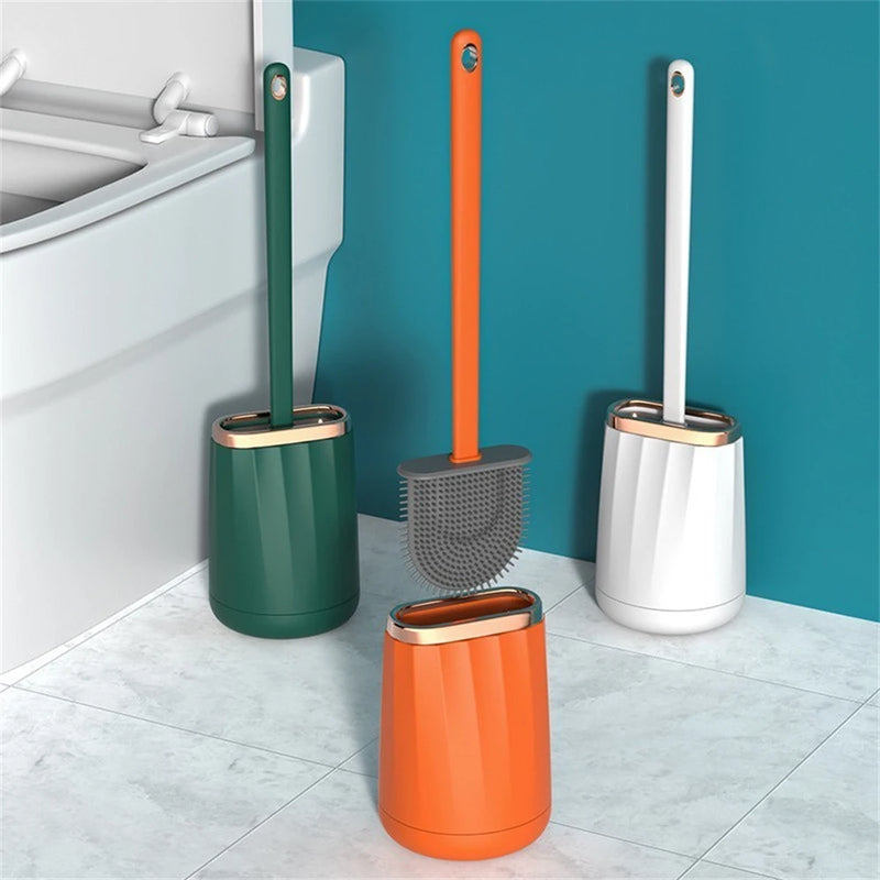 ensemble de brosses de toilette légères et durables pour salle de bain